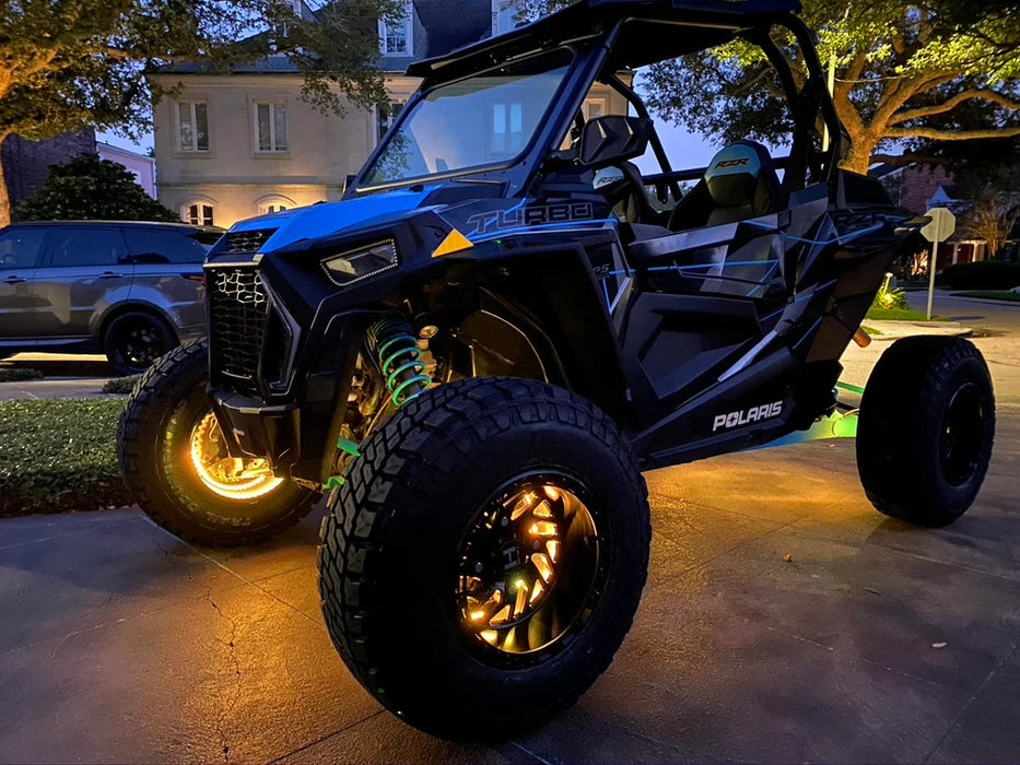 ANNEAUX DE ROUE ILLUMINÉS À LED ORACLE LIGHTING - VÉHICULES UTV, ATV ET SXS