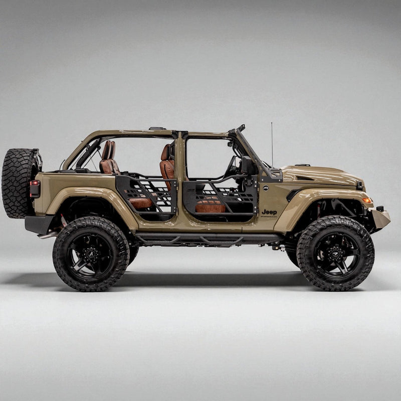 Jeep Wrangler Pipe Doors 2018-2026