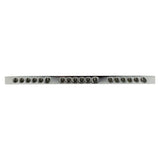 Chrome Plated Distribution Bar Block 3x 1/0-GA and 15 x 2/0-GA Direct Bolt Down Type 19" Long