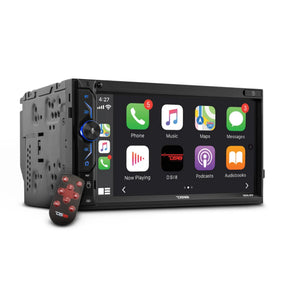 DS18 DDX6.9CP 6.9" Touchscreen Mechless Double-DIN Headunit with Bluetooth, USB, Mirror Link And Carplay DS18