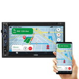 DS18 DDX6.9CP 6.9" Touchscreen Mechless Double-DIN Headunit with Bluetooth, USB, Mirror Link And Carplay DS18
