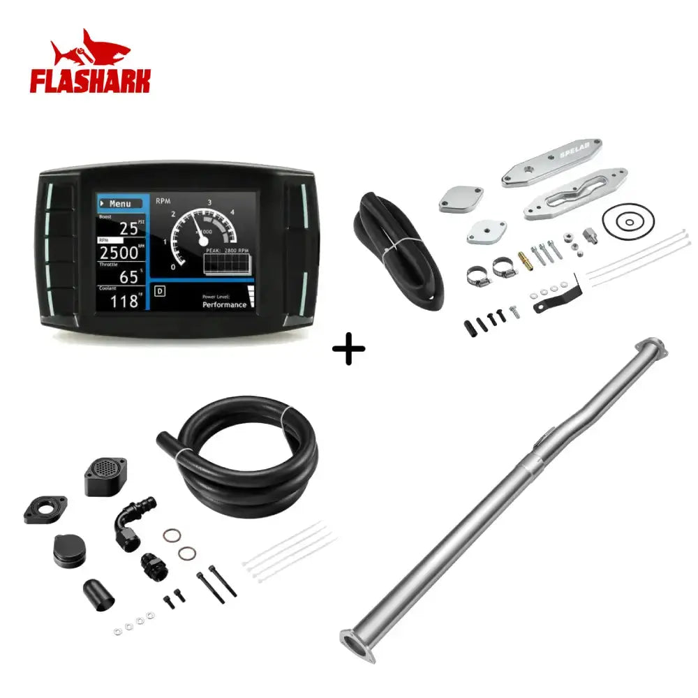 EGR/DPF/CCV/DEF Delete Kit For 2011-2014 6.7L Ford Powerstroke Diesel All-in-One Kit