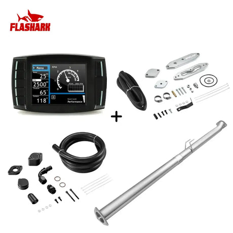 EGR/DPF/CCV/DEF Delete Kit For 2011-2014 6.7L Ford Powerstroke Diesel All-in-One Kit