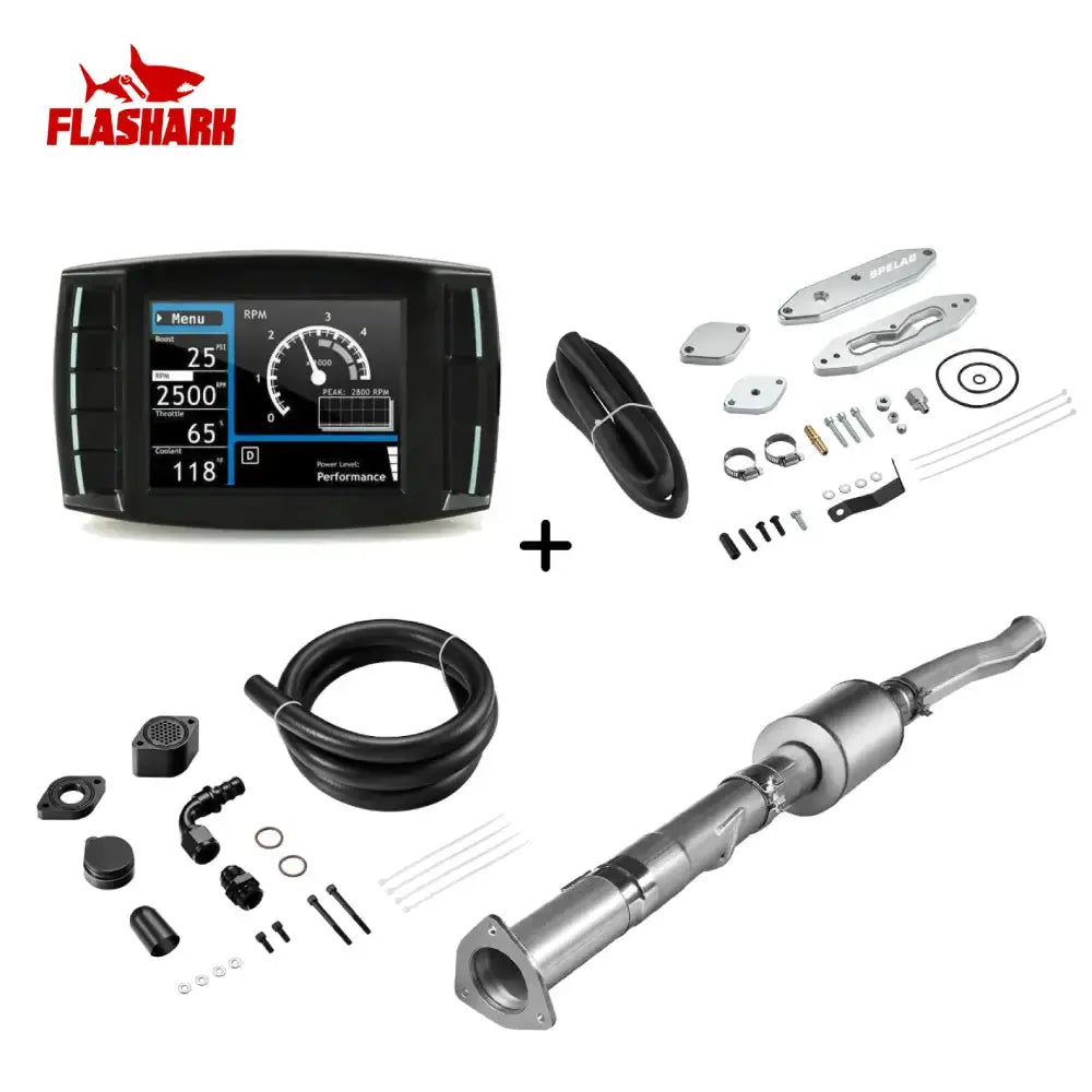 EGR/DPF/CCV/DEF Delete Kit For 2011-2014 6.7L Ford Powerstroke Diesel All-in-One Kit