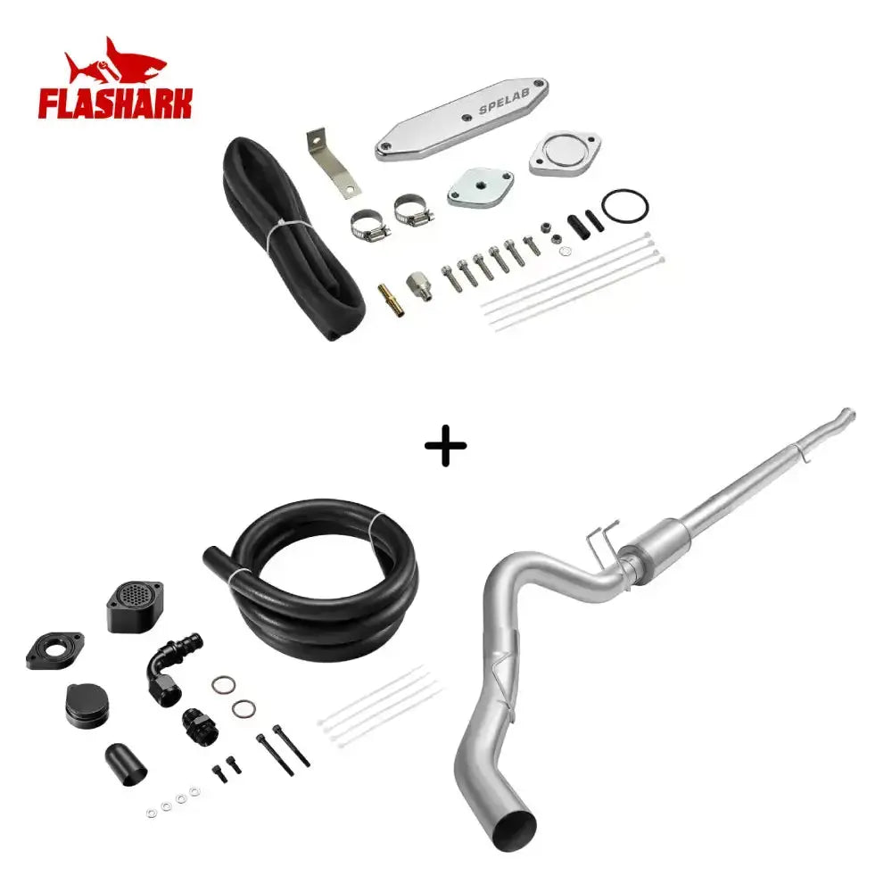 EGR/DPF/CCV/DEF Delete Kit For 2011-2019 6.7L Ford Powerstroke Diesel All-in-One Kit