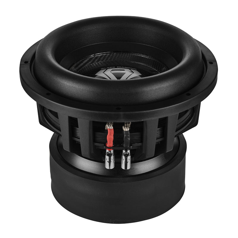 Black Diamond 12" High Excursion Subwoofer with Carbon Fiber Cone | 3500W RMS / 7000W MAX | Dual 2-Ohm Voice Coil