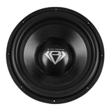 Black Diamond 18" High Excursion Subwoofer with Carbon Fiber Cone | 3500W RMS / 7000W Peak | Dual 1-Ohm Voice Coil