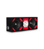 KTPONV2-206RED / DUAL 6" RED LOADED PORTED BOX + 1 TWEETER Comando Audio Inc.