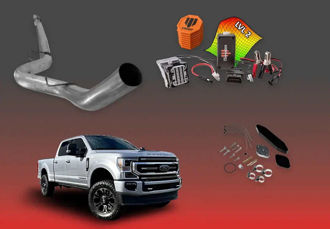DIESELR 6.7L Ford Powerstroke All-In-One Kit w/ Commander (2020–2021)
