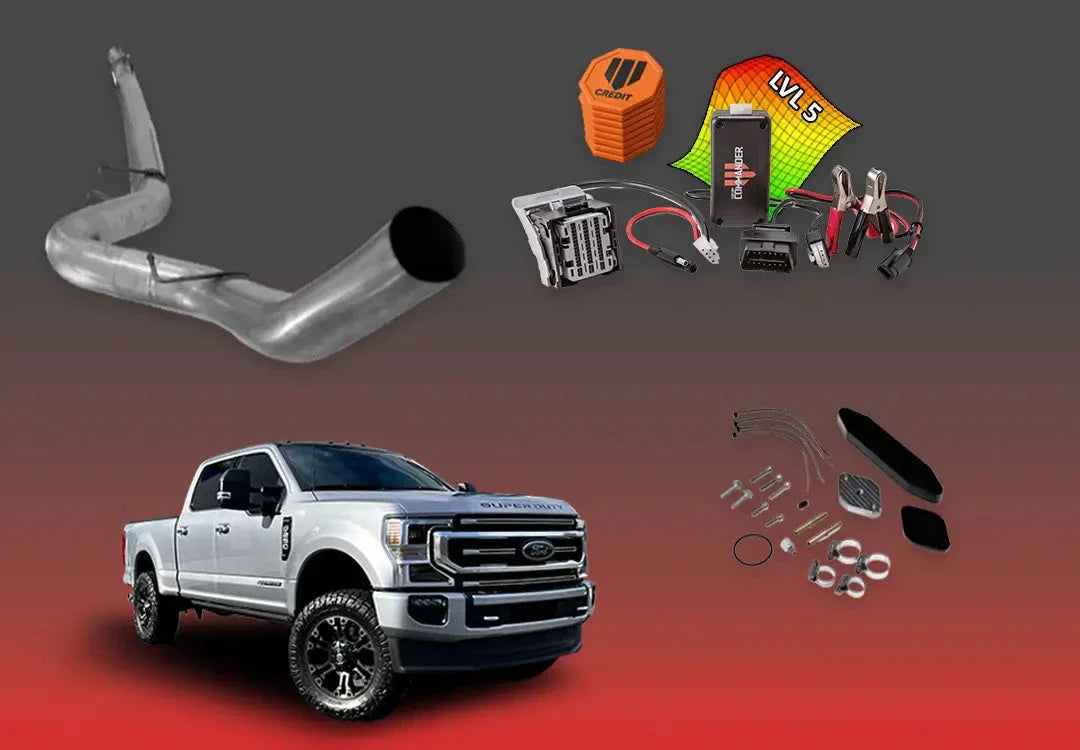 DIESELR 6.7L Ford Powerstroke All-In-One Kit w/ Commander (2020–2021)