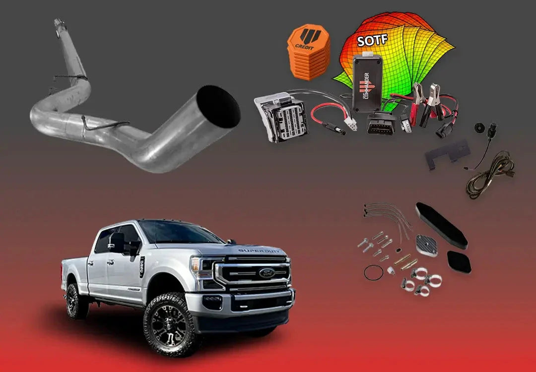 DIESELR 6.7L Ford Powerstroke All-In-One Kit w/ Commander (2020–2021)