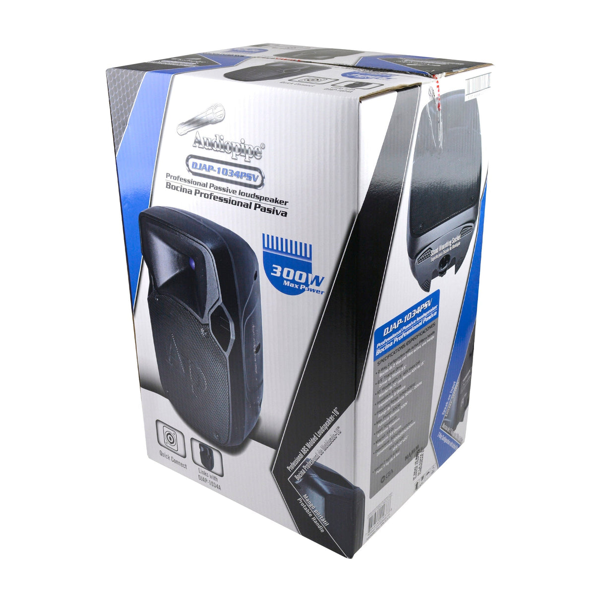 10” Professional Passive Loudspeaker (DJAP-1034PSV) Audiopipe