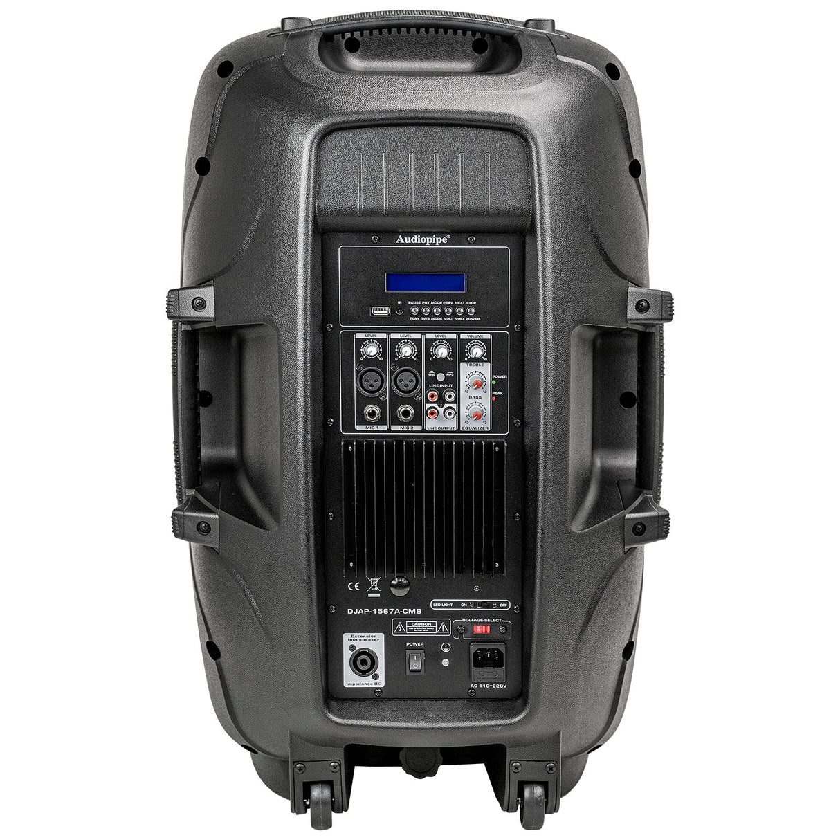 15" Professional Active Loudspeaker (DJAP-1567A-CMB) Audiopipe