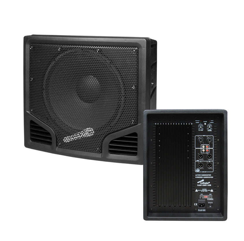 18" Professional Active Loudspeaker (DJAP-18601) Audiopipe