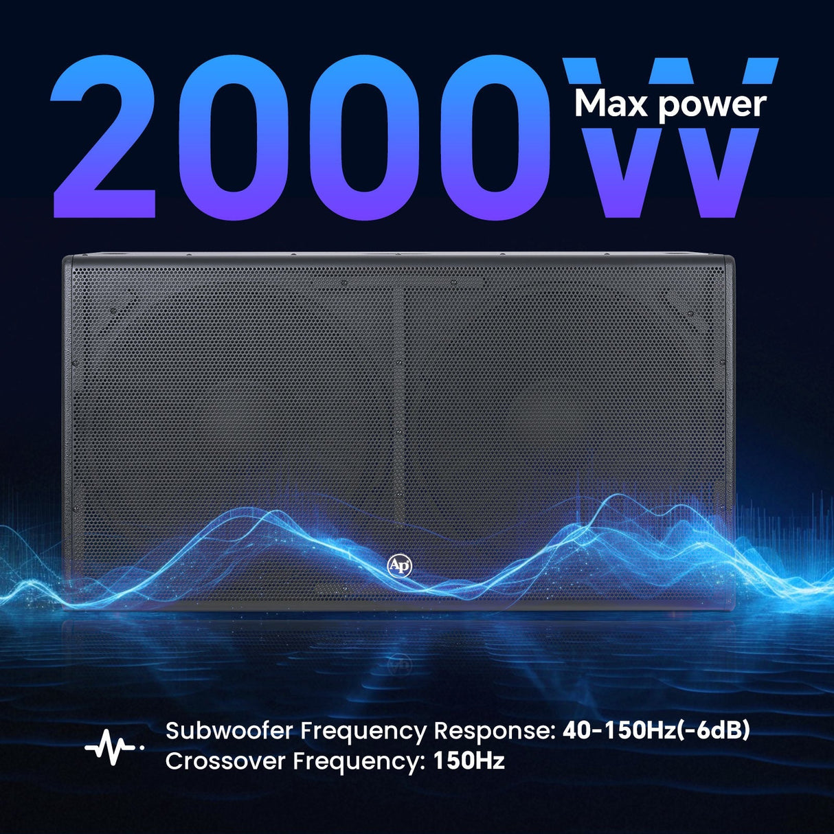 DJAP-SUP15202D 15“ Professional Passive Loudspeaker Audiopipe
