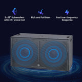 DJAP-SUP15202D 15“ Professional Passive Loudspeaker Audiopipe