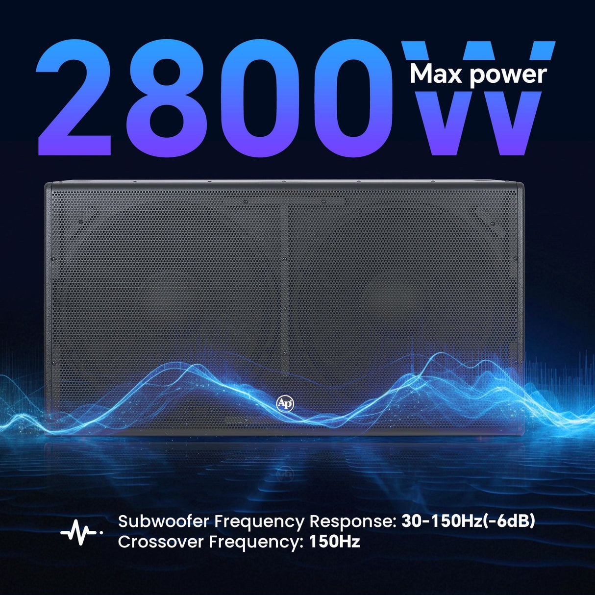 DJAP-SUP18202D 18“ Professional Passive Loudspeaker Audiopipe