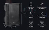 15” 2-Way Professional Passive Loudspeaker (DJAV-X15) Audiopipe