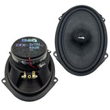 Down4Sound CFXT57 5X7" (6"X8") 210W RMS Coaxial Speakers (Pair) Down4Sound
