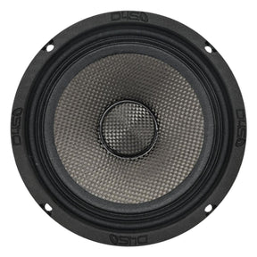 Down4Sound D4S-SF804CF 8" 180W RMS Carbon Fiber Water Resistant Shallow Midrange Speaker (Single) Down4Sound