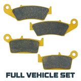 Honda XR650/XR600/XR400/XR250 1993-2025 Ceramic Brake Pad Set Traild