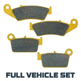 Kawasaki KLX450 2008-2012 Ceramic Brake Pad Set Traild