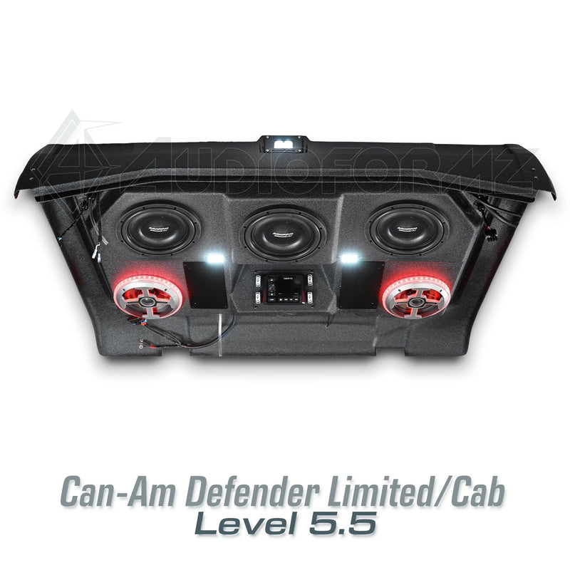 2026+ Can-Am Defender HD11 Limited/Cab Stereo Tops (2-Door)
