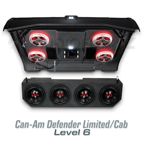 2016-2025 Can-Am Defender HD7-HD10 Limited/Cab Stereo Tops (2-Door)