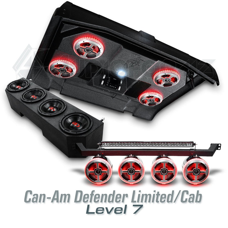 2026+ Can-Am Defender HD11 Limited/Cab Stereo Tops (2-Door)