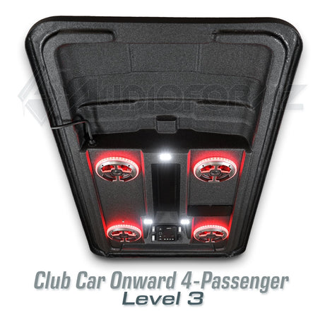 Club Car Onward 4-Passenger Golf Cart Stereo Tops (4-Seat) Club Car