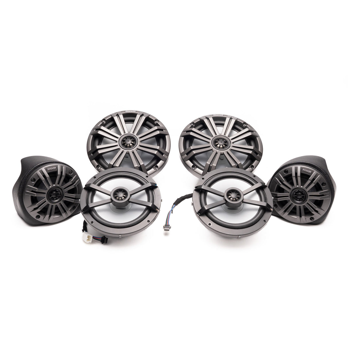 Kicker Plug & Play Marine Speaker Bundle | '07- '18 Jeep JK Wrangler