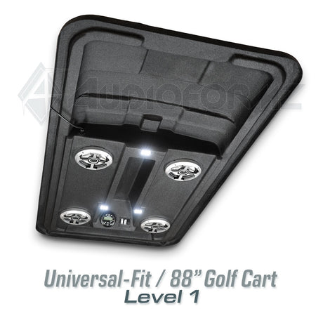 88in Universal-Fit Golf Cart Stereo Tops (4-Seat) Universal-Fit