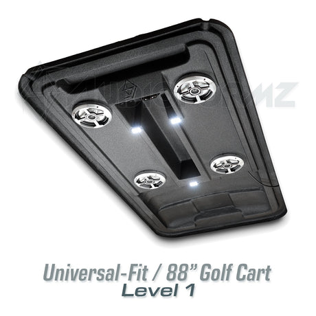 88in Universal-Fit Golf Cart Stereo Tops (4-Seat)