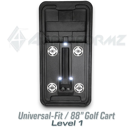 88in Universal-Fit Golf Cart Stereo Tops (4-Seat) Universal-Fit