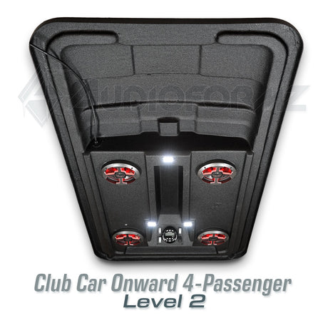 Club Car Onward 4-Passenger Golf Cart Stereo Tops (4-Seat) Club Car