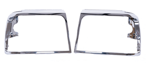 Complete Performance Chrome Headlight Bezels - 1992-1997 Ford F-Series & Bronco Complete Performance