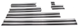 Complete Performance Chrome Body Molding Set - Black - 1992-1997 Ford F-Series & Bronco- Regular Cab- Short Bed - BLEM Complete Performance
