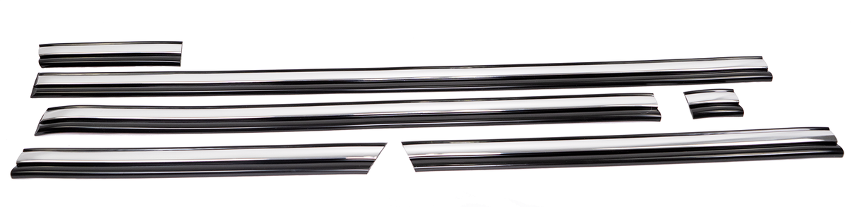 Complete Performance Chrome Body Molding Set - Black - 1992-1997 F-Series & Bronco Complete Performance