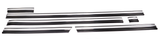 Complete Performance Chrome Body Molding Set - Black - 1992-1997 Ford F-Series & Bronco- Regular Cab- Short Bed - BLEM Complete Performance