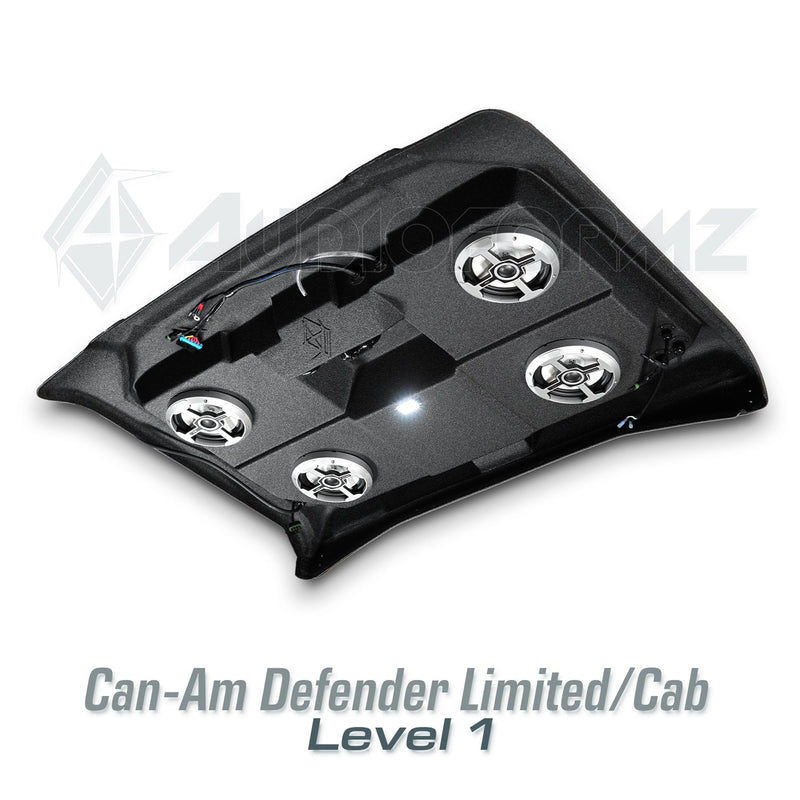 2026+ Can-Am Defender HD11 Limited/Cab Stereo Tops (2-Door)