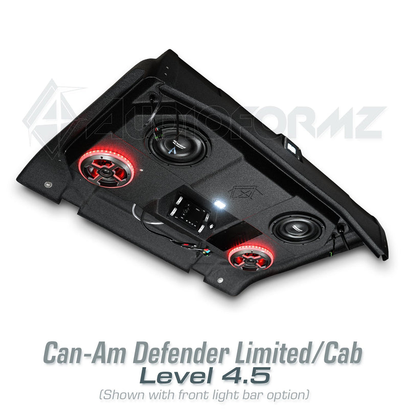 2026+ Can-Am Defender HD11 Limited/Cab Stereo Tops (2-Door)