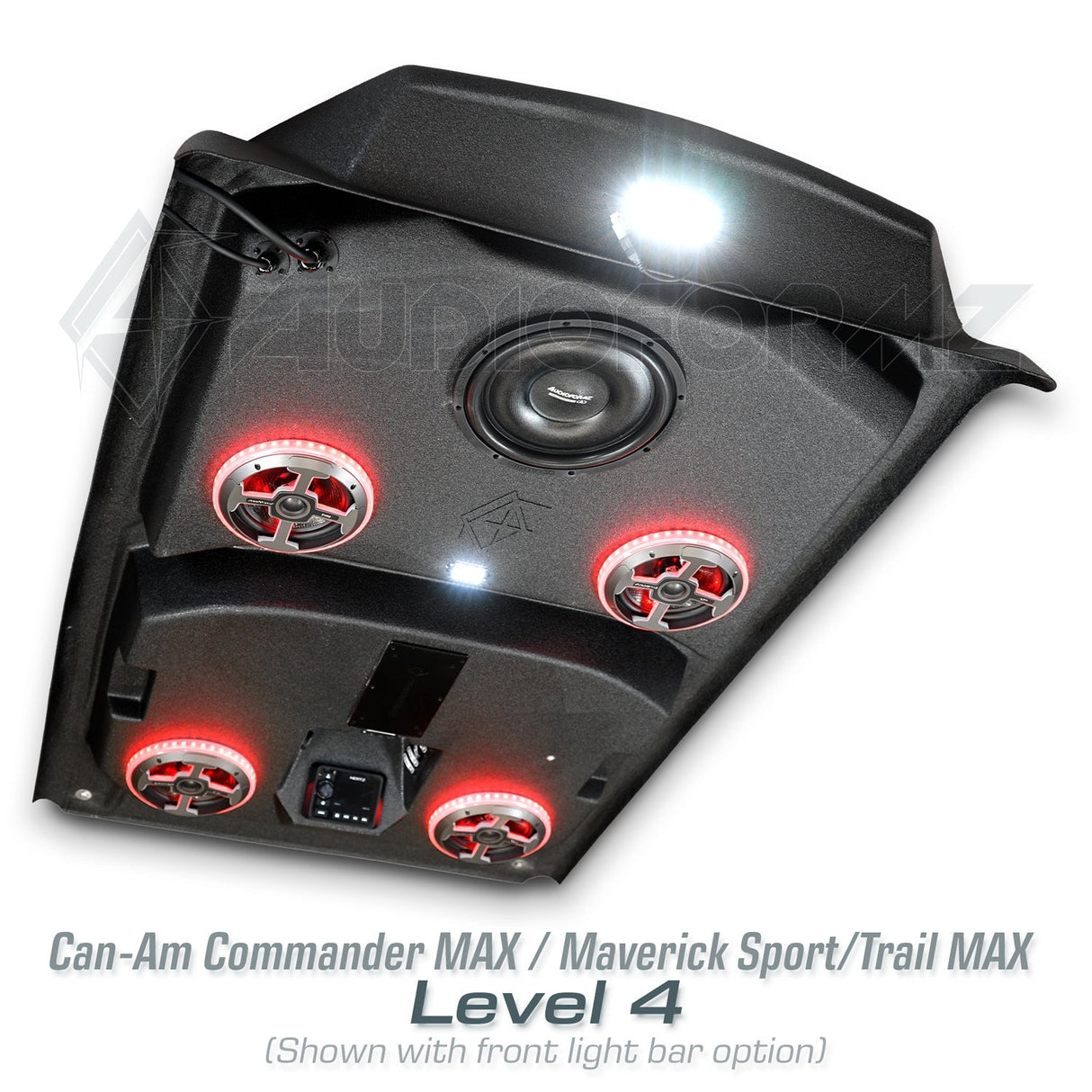2021+ Can-Am Commander MAX / 2019+ Maverick Sport MAX Stereo Tops (4-Seat) Can-Am