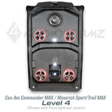 2021+ Can-Am Commander MAX / 2019+ Maverick Sport MAX Stereo Tops (4-Seat) Can-Am
