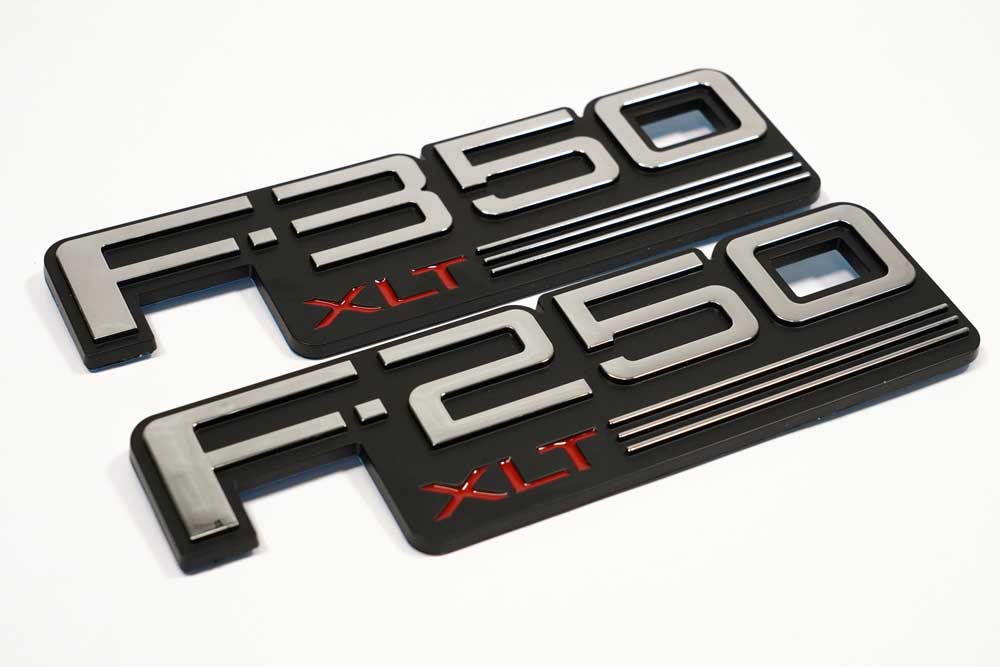 Complete Performance F250 XLT Badge - 1992-1997 Ford F-Series Complete Performance