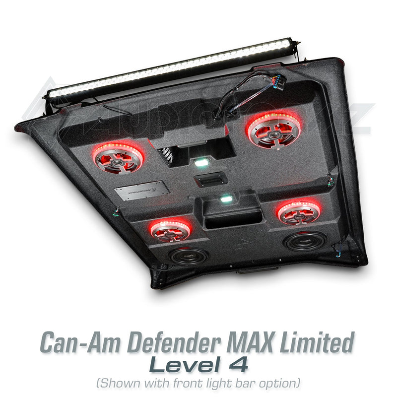 2016-2025 Can-Am Defender MAX HD7-HD10 Limited/Cab Stereo Tops (4-Door)