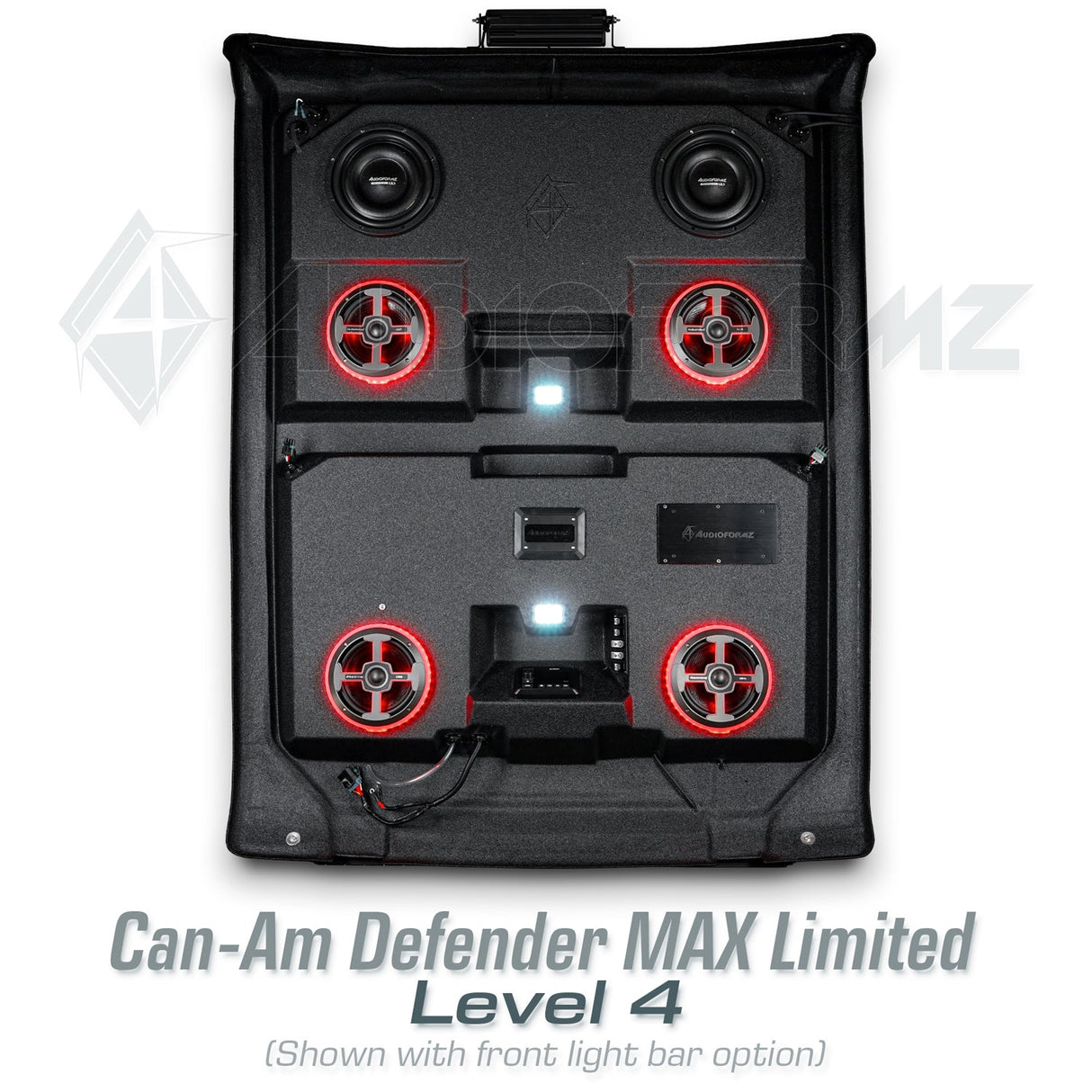 2016-2025 Can-Am Defender MAX HD7-HD10 Limited/Cab Stereo Tops (4-Door)