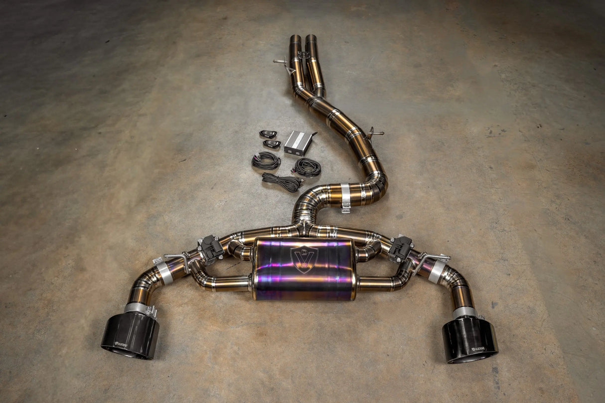 Audi TTRS MK3 Valved Sport Exhaust System Valvetronic Designs