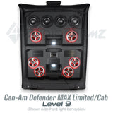 2026+ Can-Am Defender MAX HD11 Limited/Cab Stereo Tops (4-Door)