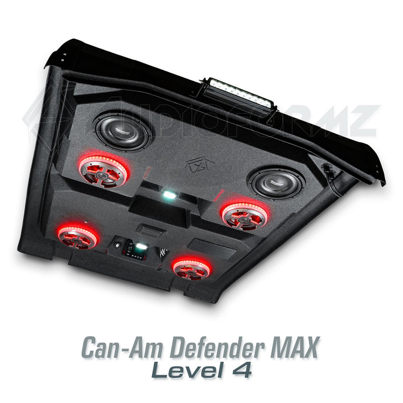 2026+ Can-Am Defender MAX HD11 Stereo Tops (4-Door)