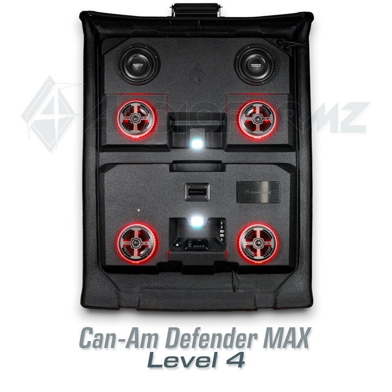 2016+ Can-Am Defender MAX HD7-HD10 Stereo Tops (4-Door)